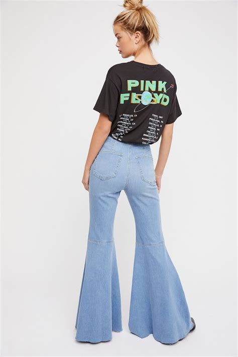 calça boca de sino anos 70